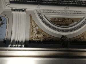 Amos Vianelli, restauro. Stato iniziale del sito. Chiesetta della fondazione Berardi Manzoni. Roncadelle (BS).